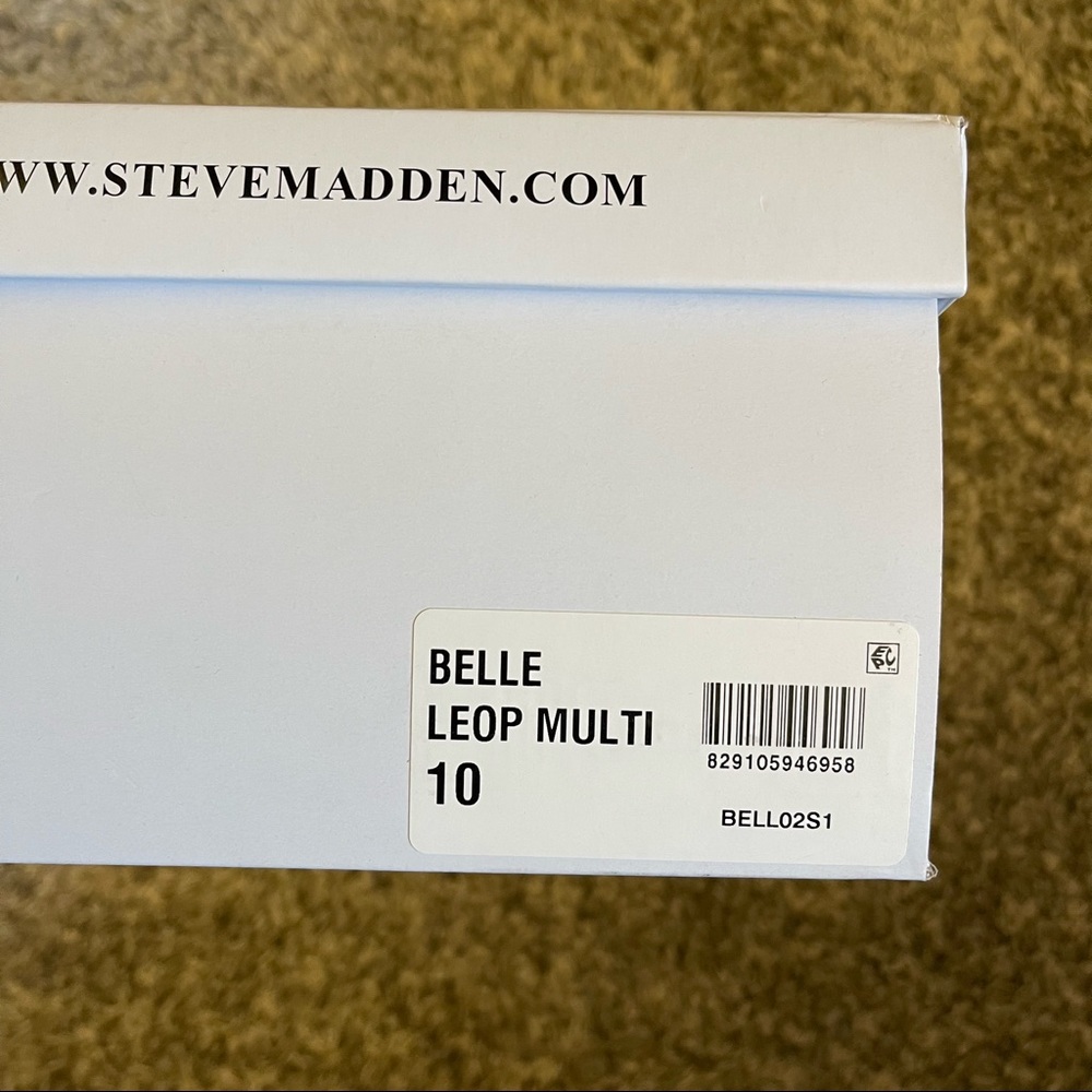 STEVE MADDEN Belle leopard sneaker. Size 10, new, never worn! - Picture 4 of 5